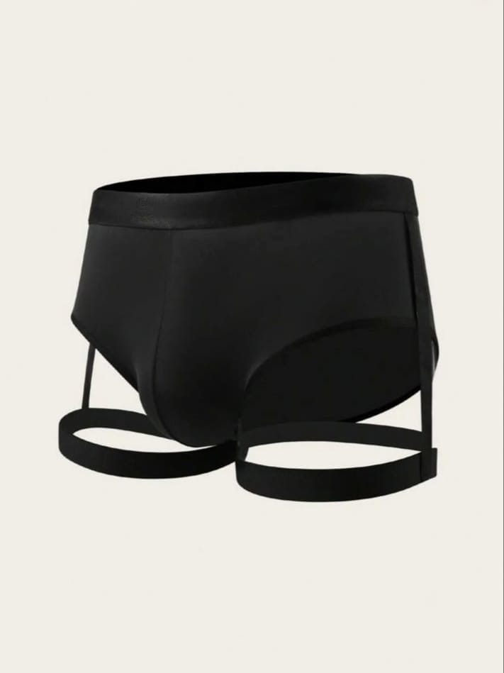 Midnight Leg-Strap Support Brief
